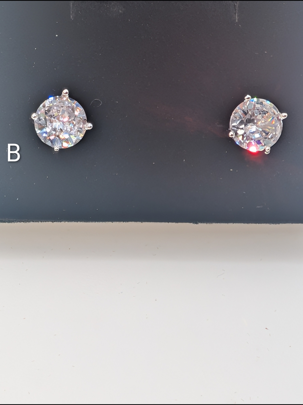✨CHOOSE ONE- 18K White Gold Plated Studs - Picture 5 of 11